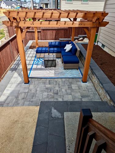 Patio and Arbor from Greenhaven Landscapes