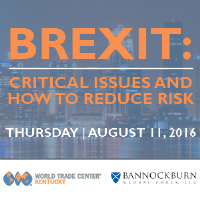 BREXIT: Critical Issues and How to Reduce Risk