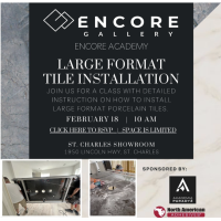 Large Format Tile Installation and Cutting Class