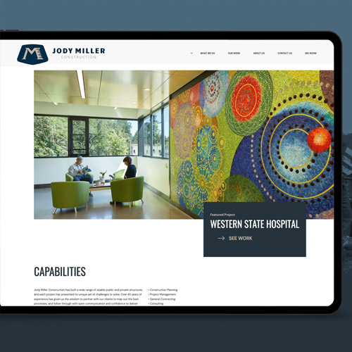 Jody Miller Construction Website