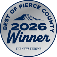Window Fashions Northwest is Winner Best of Pierce County - 3rd year in a row!