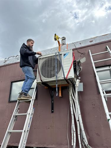 ROOFTOP MINI SPLIT INSTALL