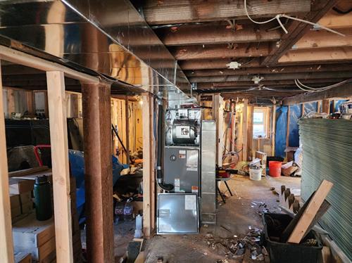 FULL SYSTEM INSTALL - FURNACE AND DUCTWORK