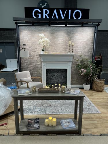 AIA24 display fireplace