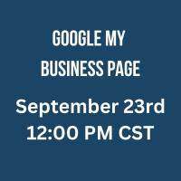 September 2025 | Google My Business Page | 12pm Group Training