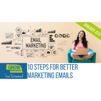 January 4th | Google Livestream | 10 Steps For Better Marketing Emails