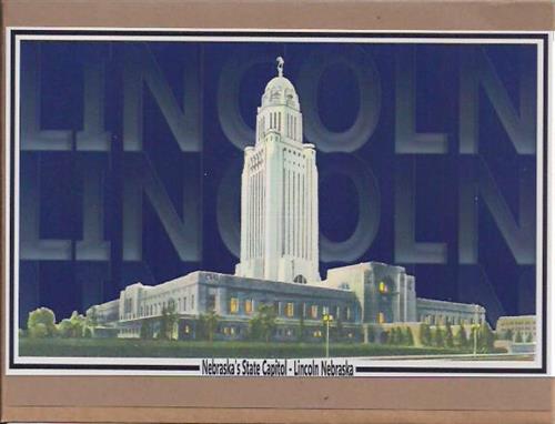 Lincoln State Capital Building Greeting Card Lincoln State Capital Building Greeting Card