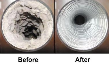 Before & After Dryer Vent Before & After Dryer Vent