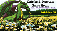 Daisies and Dragons Game Room