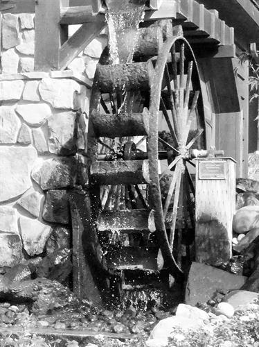 Water Wheel, Humboldt, Nebraska (Hanging in The Coppermill Steakhouse)