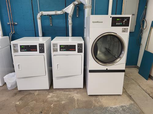 Our Dryers, the one on the right is an industrial size!