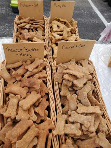 Dog biscuits are a great treat for your best friend!