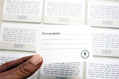 Gratitude Notes, note cards for connection