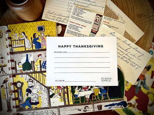 Simply Said Card, Happy Thanksgiving Memory