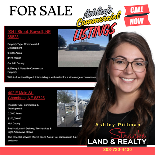 Commercial Listings: Chambers & Burwell, NE Commercial Listings: Chambers & Burwell, NE