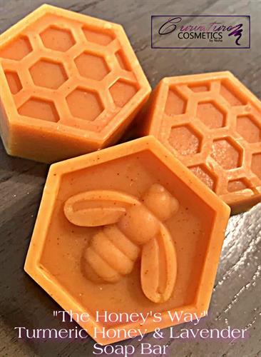 “The Honey’s Way” mini turmeric soap bars 