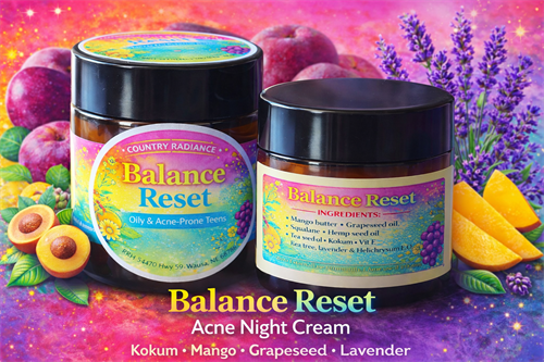 Balance Reset~Night Moisturizing cream for teens and oily skin