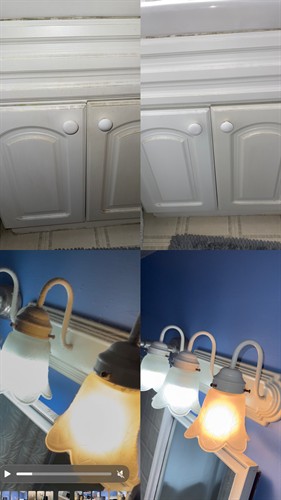 Bathroom before & after 