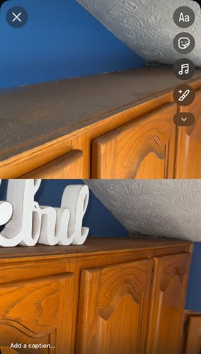 Cabinet cleaning