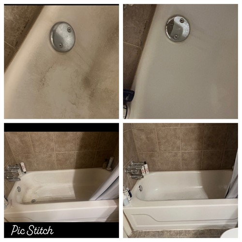 Bathtub before & after 