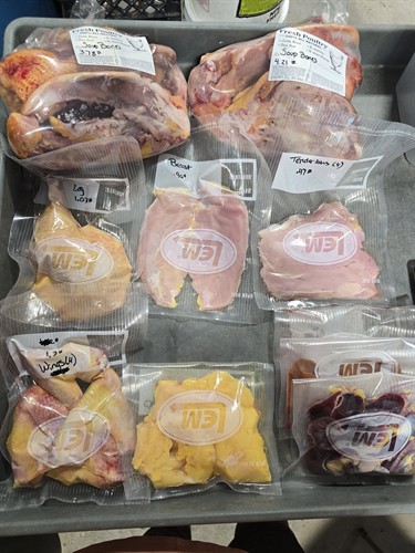 Farm Raised Chicken Parted Out