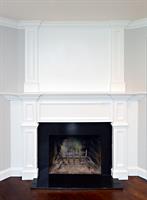 dramatic fireplace