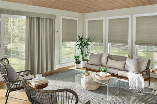 We also offer a wide array of window treatments. 