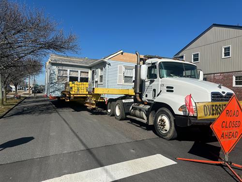 House move in progress.