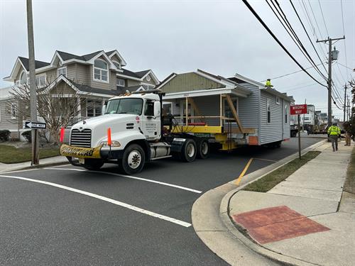 House move in progress.