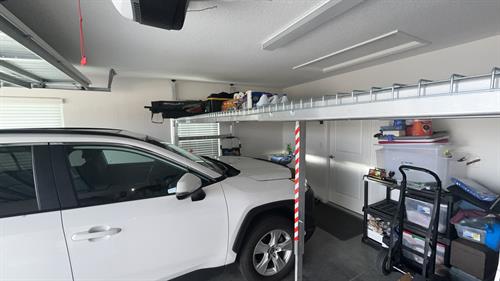 ARackAbove allows you to pull your car into a clean, organized garage