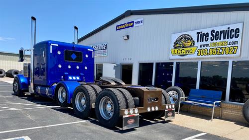 Commercial truck tire service and sales 
