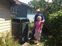 HAPPY OWNERS OF THEIR NEW TRANE CENTRAL AIR