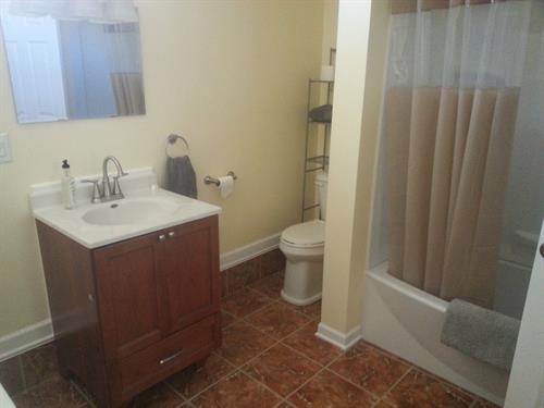 Laundry Room/Spare Bathroom Remodel with Spanish Tile