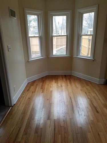 Oak Hardwood Floor Refinishing, Plaster Repair and Painting