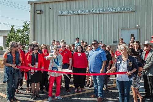 Ribbon Cutting for Builders of San Angelo Workshop