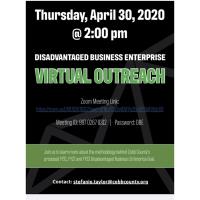 DISADVANTAGED BUSINESS ENTERPRISE - VIRTUAL OUTREACH 