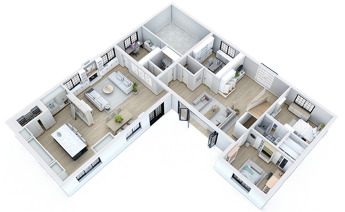 3D Floor plan 