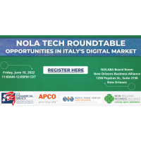 NOLA Tech Roundtable | Business Opportunities in Italy’s Digital Market