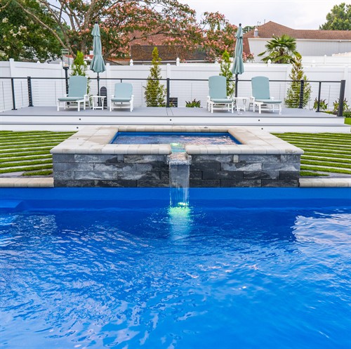 Swimming Pool Water Feature