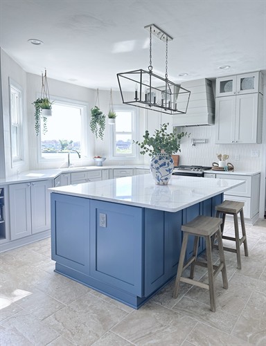 Coastal Kitchen Island