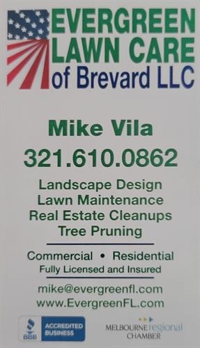 Mike runs the landscape and irrigation side of our company.
