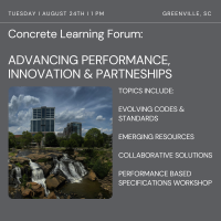 Concrete Learning Forum: Advancing Performance, Innovation & Partnerships - August 25, 2026