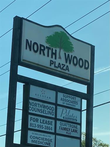 Located in the North Woods Plaza