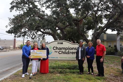 Donation to Carrollwood Park Conservancy from 2024 Gasparilla Cars in the Park