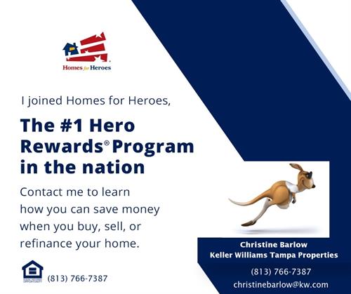 Helping Heroes in our Community by giving back after selling or buying a home.