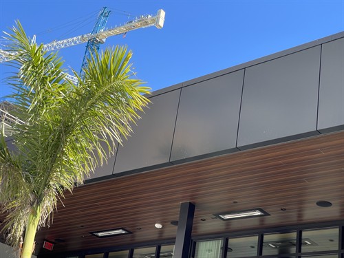 clean building facade