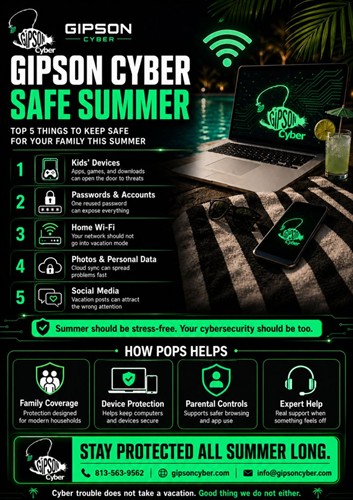 Top 5 things to keep your family cyber safe this summer