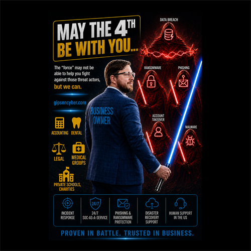 May the 4th be with you. Leave the dark side to us.