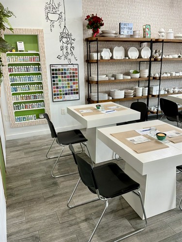 Walk-In Seating and Pottery