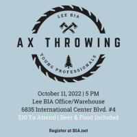 Young Professionals Ax Throwing Event 